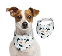 Bufanda para mascotas con estampado de mármol en tonos pastel, diseño de terrazo para perros y gatos, para Navidad, invierno, elegante regalo cálido