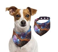 Bufanda para mascotas con estampado espacial de galaxia del universo para perros y gatos, para Navidad, invierno, elegante regalo más cálido