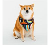 Bufanda para mascotas con patrones psicodélicos complejos, elegante bufanda triangular para ofertas, accesorio para mascotas, pañuelo lavable para mascotas, para niñas, niños, perros o gatos, talla L