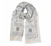 Bufanda para mujer - Bufanda Sagrada con Mantra De Oración Y Meditación Adornada con Texto Inspirador Moda Elegante Y Versátil Para El Diario Y Las Prácticas De Conciencia