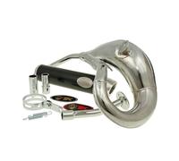 Bufanda RQ - Tubo de escape turbo cromado para Rieju MRX 50
