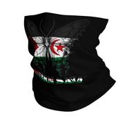 Bufanda Sáhara Occidental La Bandera De Las Mariposas De Los Saharauis Occidentales Antideslizante Bandana Respirable Bufanda Facial para Mujer Senderismo Ciclismo