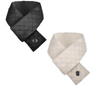 Bufanda térmica para el cuello con batería externa de 5000 mAh, almohadilla térmica recargable para aliviar el dolor, 3 niveles de calefacción, para hombres, mujeres, motocicleta, ciclismo