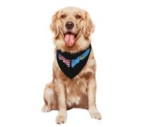 Bufanda Triangular ala América Santa Lucía Bandera De Santa Lucía Mascotas Triangulares Accesorios para Mascotas Baberos Bufandas para Uso Diario Grandes Y Pequeños 30X70Cm