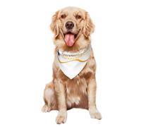 Bufanda Triangular Cinta Amarilla para La Concienciación sobre La Obesidad Infantil Perros Baberos Decoración Triangulares para Accesorios Grandes Y Pequeños 30X70Cm