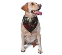 Bufanda triangular con estampado de guerreros con hachas y escudos para perros y gatos, bandana ajustable para mascotas y sesiones de fotos