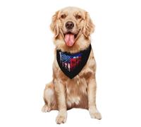 Bufanda Triangular Haití América Ama La Bandera Haitiana Gatos Bandana Perros Triangulares para Cachorros Y Gatos Accesorios 30X70Cm