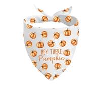 Bufanda Triangular Hay Calabaza Bandana Decoración Baberos Gatos Bandana Perro Triangular para Grandes Y Pequeños Suministros De Fiesta 30X70Cm