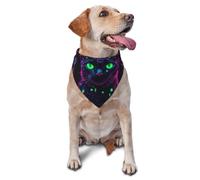 Bufanda Triangular Impresión De Gatos Guerreros del Futurismo Bandana Accesorios para Mascotas Bandana Perro Triangular Gatos Baberos para Suministros De Fiesta Uso Diario 30X70Cm