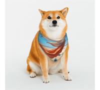 Bufanda triangular para mascotas, con diseño de delfines bailarines, accesorio lavable para mascotas, para niñas, niños, perros o gatos, pequeño