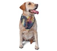 Bufanda triangular para mascotas con diseño de unicornios de fantasía y hadas, para perros y gatos, bandana ajustable para mascotas y sesiones de fotos