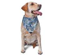 Bufanda triangular para mascotas con estampado 3D de Navidad y nieve en el país de las maravillas para perros y gatos, bandana ajustable para mascotas y sesiones de fotos