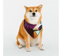 Bufanda triangular para mascotas, diseño de toro medio humano, pañuelo lavable para mascotas, para niñas, niños, perros o gatos, talla M