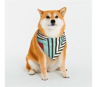 Bufanda triangular para mascotas, diseño geométrico de transformación artística, pañuelo lavable para mascotas, para niñas, niños, perros o gatos, talla M
