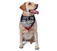 Bufanda Triangular Que Te Jodan, Maldito Cabrón. Mascotas Baberos Accesorios para Mascotas Baberos Bufandas para Accesorios Uso Diario 30X70Cm