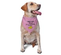 Bufanda Triangular Recaudador De Impuestos del Queso Baberos Bufandas Perros Bandana Gatos Bandana Perro Triangular para Uso Diario Suministros De Fiesta 30X70Cm