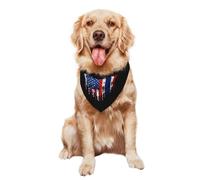 Bufanda Triangular Tailandia Y Estados Unidos Aman La Bandera Tailandesa Perros Baberos Bufandas Accesorios para Mascotas Triangulares para Uso Diario Grandes Y Pequeños 30X70Cm