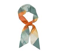 Bufanda vintage de rejilla para mujer, bufandas para el cuello para bolsos, diadema clásica de seda satinada, pañuelo para la cabeza, para deportes, yoga, facial