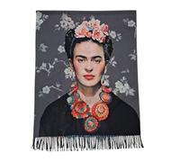 Bufanda viscosa doble impresión regalo mujer cumpleaños Navidad arte moda estola foulard Pashmina Cubrehombros fashion frida khalo kahlo