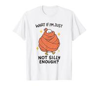 Bufanda Winter Vibes Goose Not Tonto Enough Funny Camiseta gráfica económica, Hombre, Blanco, L