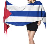 Bufandas Bandera De Cuba Bufanda Grande Mujer Cachemira Chal Suave Envolturas De Pashmina Para Unisex Primavera Otoño Invierno Fiesta