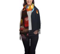 Bufandas Caramelos De Colores Cachemira Chal Con Flecos Bufanda Grande Mujer Bufanda De Invierno Para Unisex Vestidos De Noche Primavera Otoño Invierno