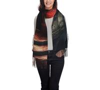 Bufandas Cripta Antigua Bufanda Grande Mujer Chal Cálido Con Flecos Bufanda De Invierno Para Fiesta Vestidos De Noche Primavera Otoño Invierno