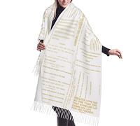 Bufandas Cristianismo Religioso Blanco Jesús Me Ama Versículo De Las Sagradas Con Flecos Cachemira Chal Mujer Envolturas De Pashmina Para Primavera Otoño Invierno Unisex Vestidos De Noche