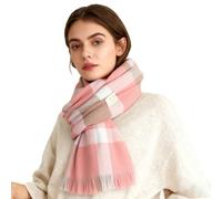 Bufandas de invierno para mujer, en varios colores, una bufanda de estilo universitario para días fríos y noches cálidas, Rojo sandía, Talla única