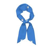 Bufandas De Mujer Multiusos De Satén,Estilo De Lujo,Patrón De Bandera Somalí,Colores Clásicos Como Bufanda De Azafata, EleganteBufanda Para Cabeza Y Cuello,Regalo Para Mujeres Niñas