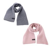 bufandas de punto para exteriores de color liso para niños, bufanda de lana cálida para el cuello del bebé.