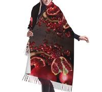 Bufandas Granada Fresca Cachemira Chal Cachemira Chal Cálido Con Flecos Bufanda De Invierno Para Primavera Otoño Invierno Fiesta Unisex