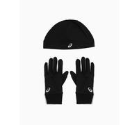 Bufandas Guantes ASICS Winter Pack Unisex Negro S/M
