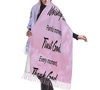 Bufandas Inspiración Cristiana Con Versículos De Las Sagradas Escrituras Espirituales Bufanda Grande Suave Chal Cálido Cachemira Bufanda De Invierno Para Primavera Otoño Invierno Cálido Fiesta