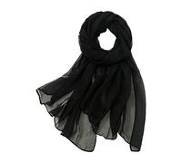 Bufandas Mujer Bufanda de Seda Casual de Verano para Mujer Pañuelo de Seda Liso Multicolor Bufanda Regular Fina de Gasa Bufanda de Protección Solar