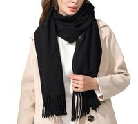 Bufandas Mujer Invierno Grande, Bufanda Calefactora Inteligente con Calentador Eléctrico USB para Abrigo de Cuello