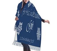 Bufandas Oración Con Versículos De Las Sagradas Escrituras Bufanda De Invierno Con Flecos Bufanda Grande Mujer Cachemira Chal Para Primavera Otoño Invierno Unisex Vestidos De Noche