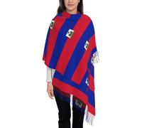 Bufandas Para Hombres Y Mujeres Chales Envoltorios Haití Bandera Patrón Moda Sensación Cachemira Bufandas Grande Bufanda Manta Para Mujeres Vestidos De Noche Viaje Boda