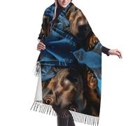 Bufandas Perro Sobre Edredón Chal Cálido Mujer Cachemira Chal Suave Bufanda Grande Para Fiesta Primavera Otoño Invierno Vestidos De Noche