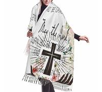 Bufandas Que El Camino Se Alce A Tu Encuentro. Bendiciones Irlandesas. Cachemira Chal Mujer Chal Cálido Con Flecos Bufanda De Invierno Para Fiesta Cálido Unisex
