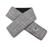 Bufandas térmicas para mujeres y hombres, bufanda térmica eléctrica suave con 3 niveles de calefacción, bufanda USB de calentamiento rápido con bufanda para el cuello, bufanda de invierno para niños con almohadilla térmica para actividades al aire libre (gris b, talla única)
