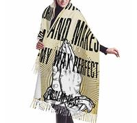 Bufandas Versículos 10 De Las Sagradas Escrituras Cachemira Chal Suave Bufanda De Invierno Mujer Chal Cálido Para Fiesta Cálido Unisex