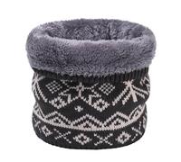 Bufandas y Chales Para Mujer, Winter Velvet Big Snowflake Double Layer Outdoor Warm Scarf