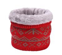 Bufandas y Chales Para Mujer, Winter Velvet Big Snowflake Double Layer Outdoor Warm Scarf