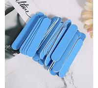 Búfer de Uñas, Buffers de Uñas 100pcs Filos Doble Cara Buffer Archivos Archivo Lijado Pulido Pulido Herramienta Manicura Tiras (BLUE)