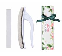 Búfer de uñas Lucency de alta calidad para uñas naturales, uñas artificiales y gamuza limpiadora de uñas, todo en un solo paso, beUakso Premium Upgrade Natural Nail Buffer y kit de brillo con caja de regalo