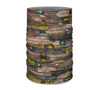 Buff Braga de cuello, CoolNet UV, Adulto Hombre Mujer, Marron, Talla unica, Flexible, Proteccion UPF50, Ligera, Elastica, Material Reciclado, Deporte, Verano