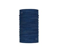 Buff Braga de cuello DryFlx Hombre Mujer Adulto, Secado rapido, Elastico, Reflectante, Nocturno, Brillante, Visibildiad, Running, Correr, Absorbe humedad, Talla Única, Azul oscuro
