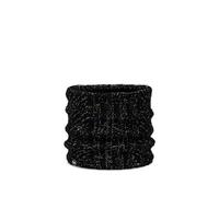 Buff Braga de cuello Knitted & Fleece Mujer Adulto, Frio Extremo, Practico, Versatil, Moda, Aislamiento termico, Comodo, Talla Única, Negro