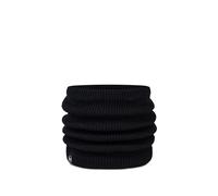 Buff Braga de cuello Knitted & Fleece Niño Niña, Frio Extremo, Practico, Versatil, Moda, Aislamiento termico, Comodo, Talla Única, Negro